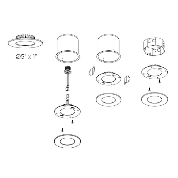 4 Inch Recessed Retrofit LED Light